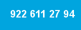 922 611 27 94 922 611 27 94
